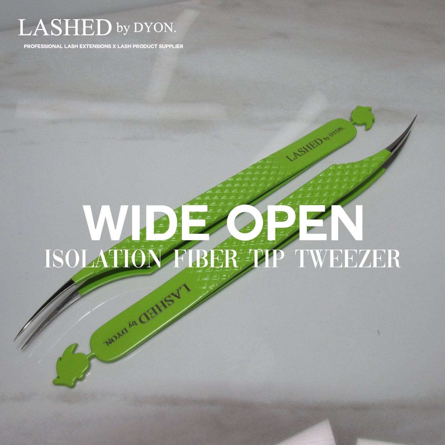 Wide Open Fiber Tip Tweezer