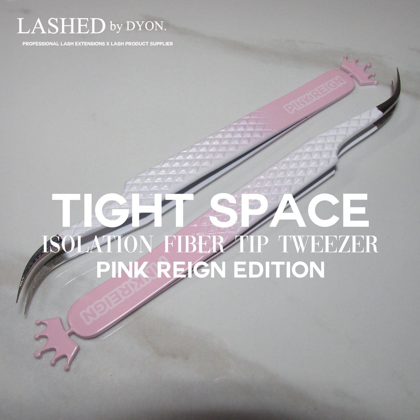 Tight Space Fiber Tip Tweezer