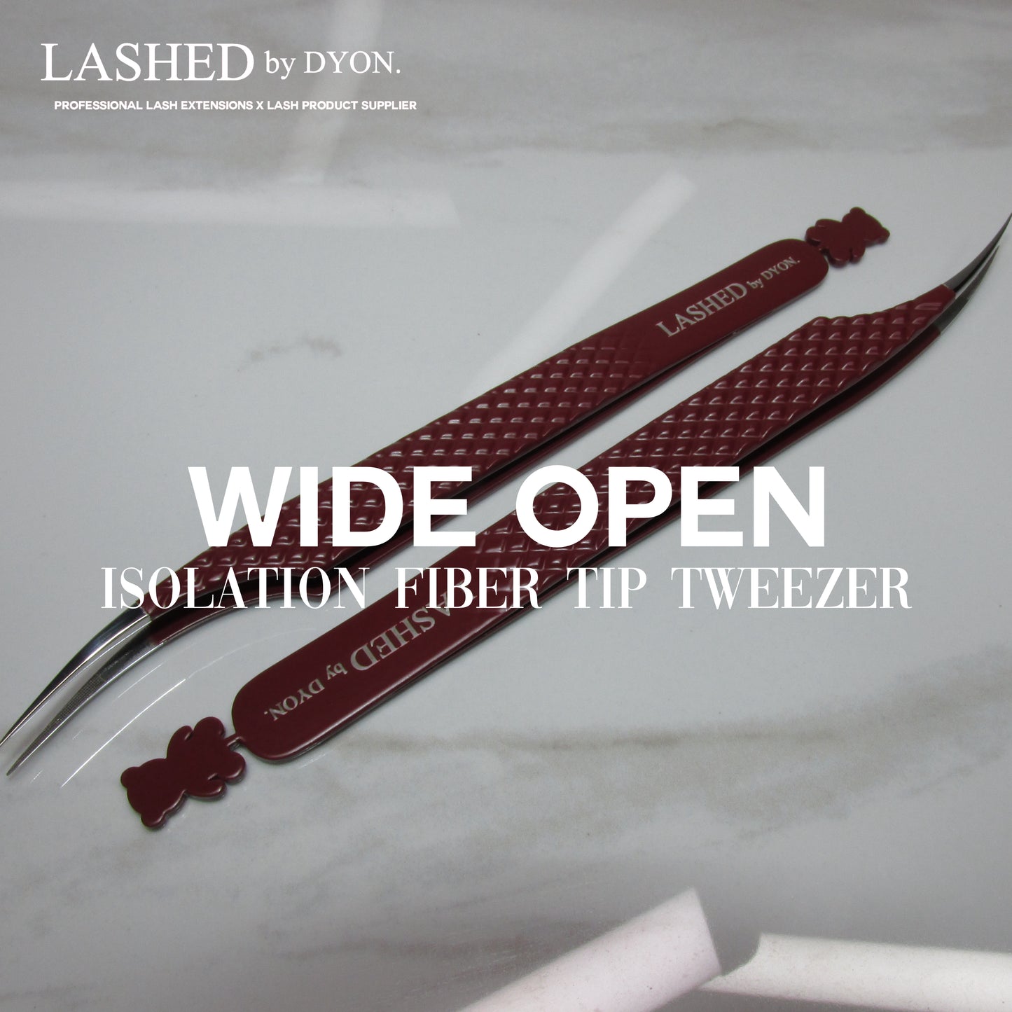 Wide Open Fiber Tip Tweezer
