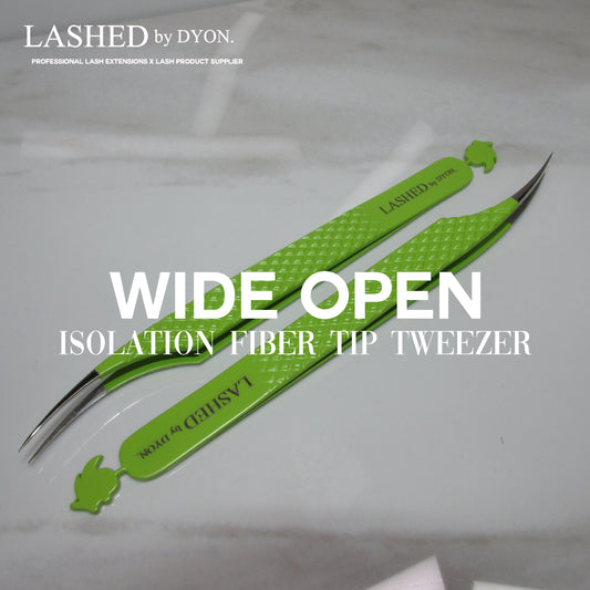 Wide Open Fiber Tip Tweezer