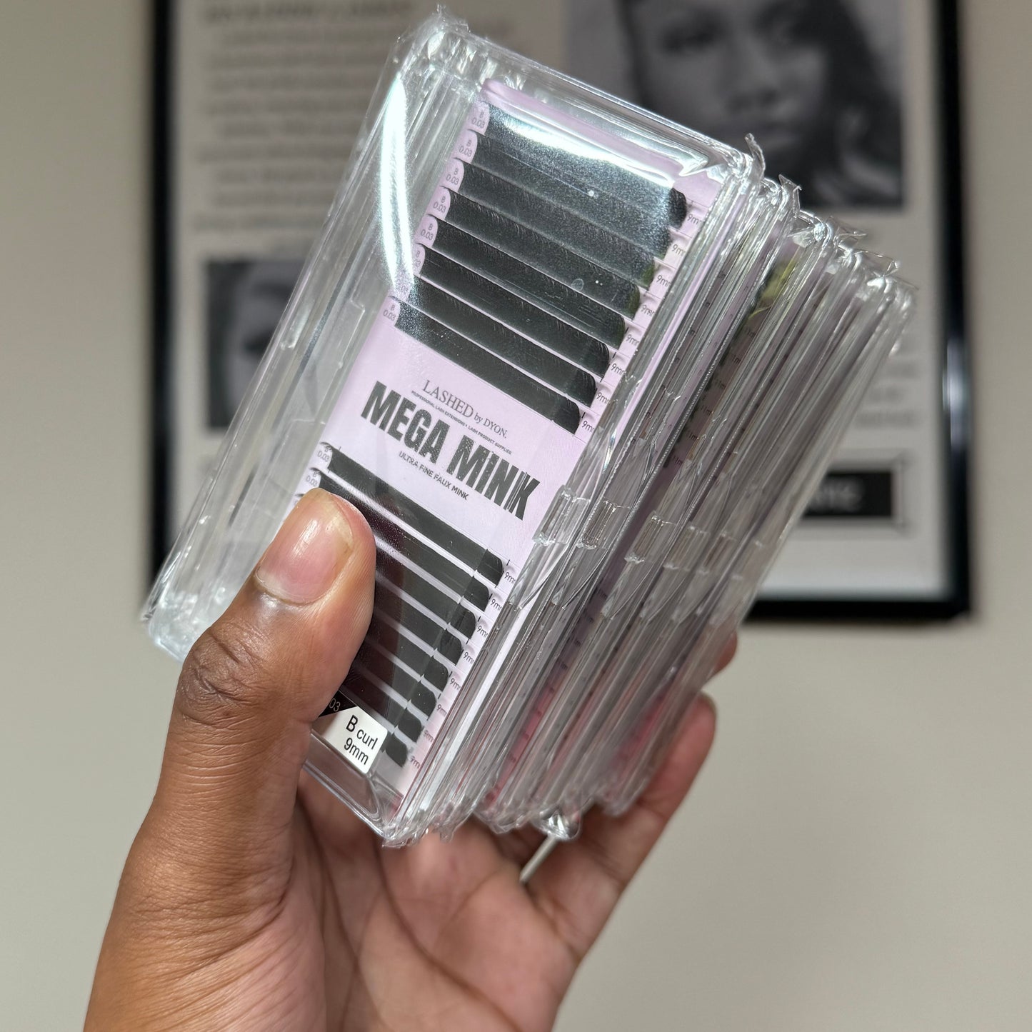 Mega Mink B Curl 0.03 6 TRAY BUNDLE