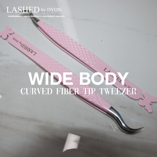 Wide Body – Curved Fiber Tip Volume Tweezer